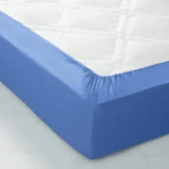 Linge de lit uni polyester-coton Colombine