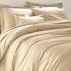 Linge de lit uni polyester-coton Colombine
