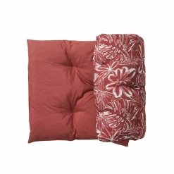 Long coussin déco imprimé feuillage