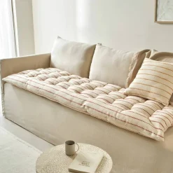 Long coussin déco tissage artisanal