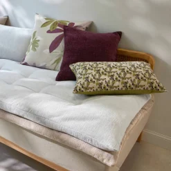 Long coussin de canapé chenille