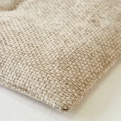 Long coussin de canapé tissage chenille