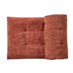Long coussin de canapé tissage chenille