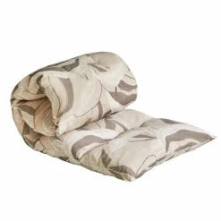 Long coussin de sol imprimé feuillage