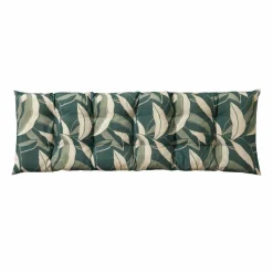 Long coussin de sol imprimé feuillage