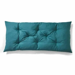 Long coussin de sol imprimé feuillage