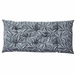 Long coussin de sol imprimé feuillage