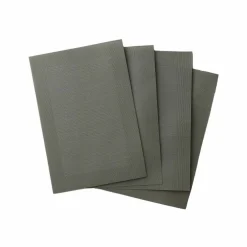 Lot de 4 sets de table - vinyle tressé