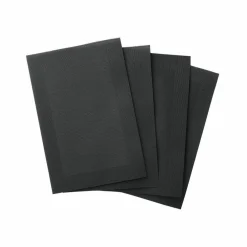 Lot de 4 sets de table - vinyle tressé