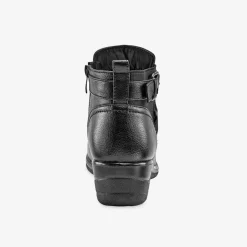 Low-boots confort compensées et zippées