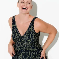 Maillot de bain 1 pièce avec jupette Floresta