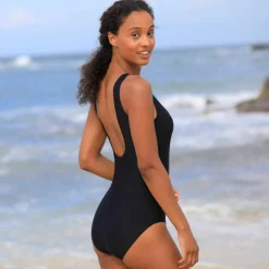 Maillot de bain 1 pièce colorblock