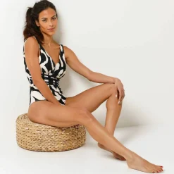 Maillot de bain 1 pièce imprimé Navio