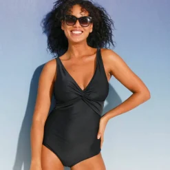 Maillot de bain 1 pièce Solaro décolleté foulard