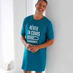 Maxi T-shirt pyjama imprimé 