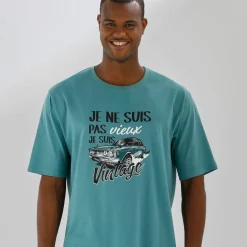 Maxi T-shirt pyjama imprimé "vintage"