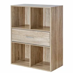 Meuble de rangement ORIGAME - 4 cases, 1 tiroir