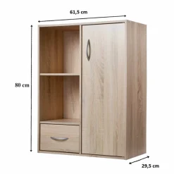 Meuble de rangement ORIGAME - étagère, tiroir et placard
