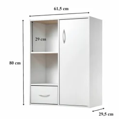 Meuble de rangement ORIGAME - étagère, tiroir et placard