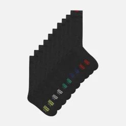 Mi-chaussettes coton mélangé EcoDIM® - lot de 5 paires