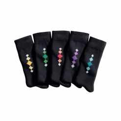 Mi-chaussettes fantaisie - lot de 5 paires