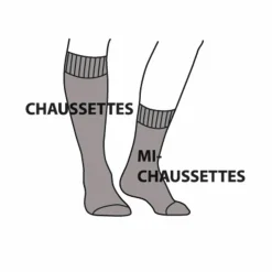 Mi-chaussettes fil d'Ecosse effet massant - lot de 2 paires