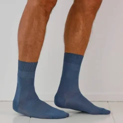 Mi-chaussettes fil d'Ecosse effet massant - lot de 2 paires