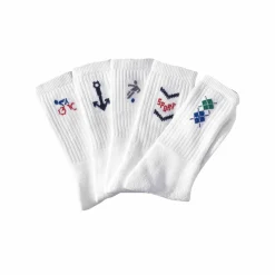 Mi-chaussettes motifs sport - lot de 10 paires