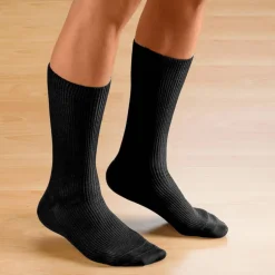 Mi-chaussettes spécial jambes sensibles - lot de 2 paires