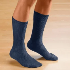 Mi-chaussettes spécial jambes sensibles - lot de 2 paires