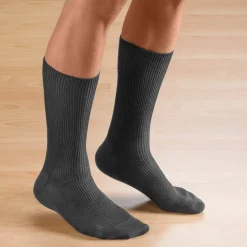 Mi-chaussettes spécial jambes sensibles - lot de 2 paires