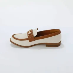 Mocassins bi-matière
