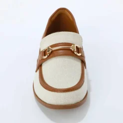 Mocassins bi-matière