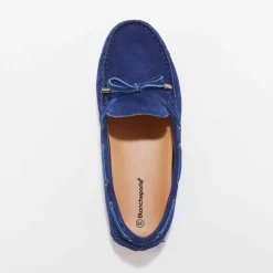 Mocassins en cuir ultra-souple à liens