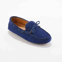 Mocassins en cuir ultra-souple à liens