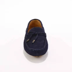Mocassins en cuir ultra-souple à liens
