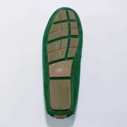 Mocassins en cuir velours