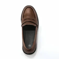 Mocassins métallisés