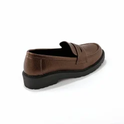 Mocassins métallisés