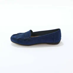 Mocassins souples textile microfibre