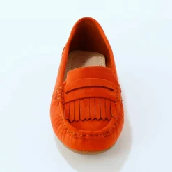Mocassins souples textile microfibre
