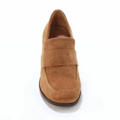 Mocassin à talon croûte de cuir