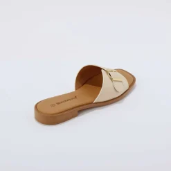 Mules à boucle côté
