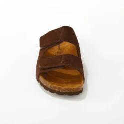 Mules croûte de cuir certifié LWG