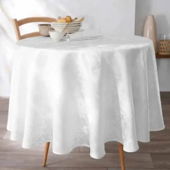 Nappe damassée feuillages Colombine®