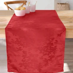 Nappe damassée feuillages Colombine®