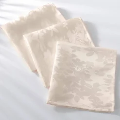 Nappe damassée feuillages Colombine®