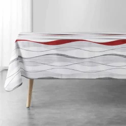 Nappe imprimé serpentins entretien facile