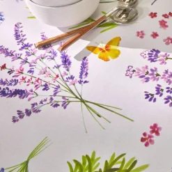 Nappe toile cirée imprimé bucolique
