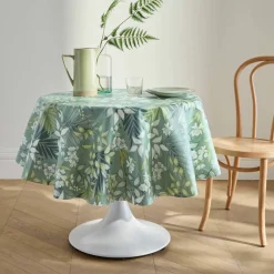 Nappe toile cirée imprimé feuillage